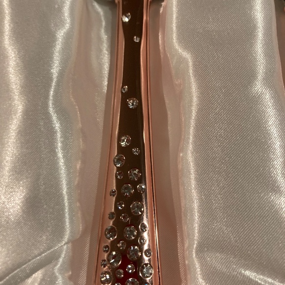 Wedding cake carving set, unknown brand, rose gold and stainless steel - Picture 3 of 7